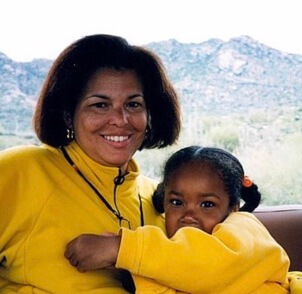 Ava Coleman with her mom, Debra L. Lee.